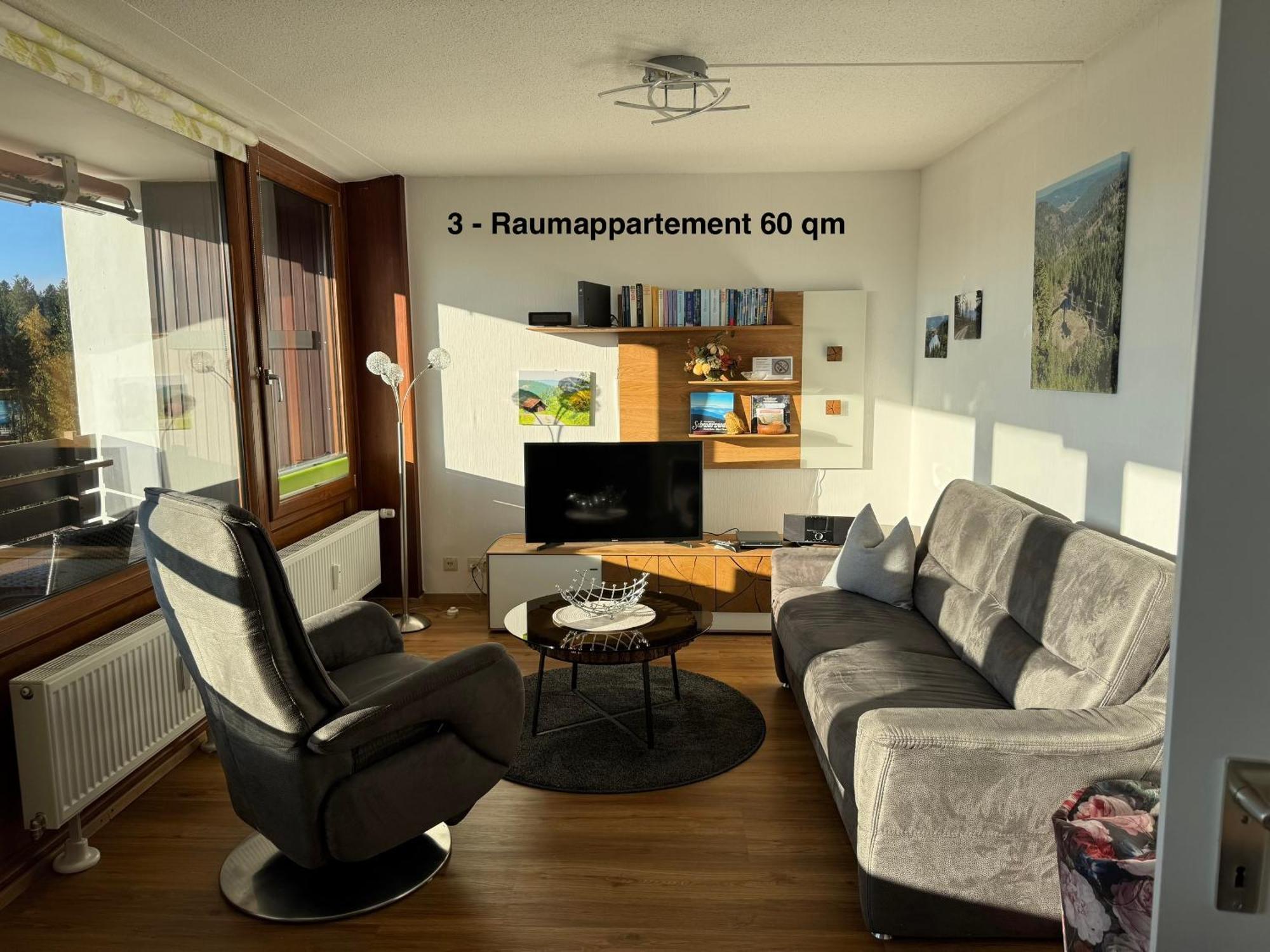 3- 2-1 - Raum - Ferienappartements Dieter Hoffmann Freudenstadt-Kniebis Beim Nationalpark Eksteriør billede